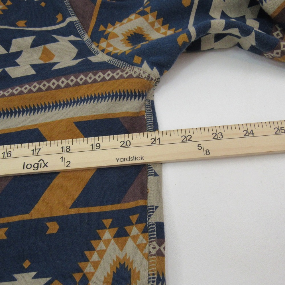Levi Strauss & Co Mens Long Sleeve‎ Geometric Pattern Crewneck Sweatshirt M - Picture 6 of 7